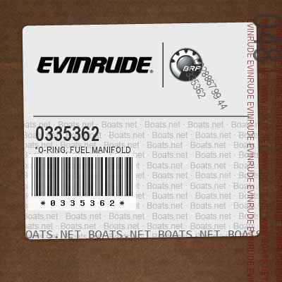 0335362 *O-RING, Fuel manifold