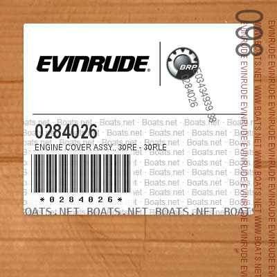 0284026 ENGINE COVER ASSY.. 30RE - 30RLE