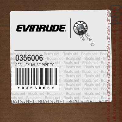 0356006 SEAL, Exhaust pipe to