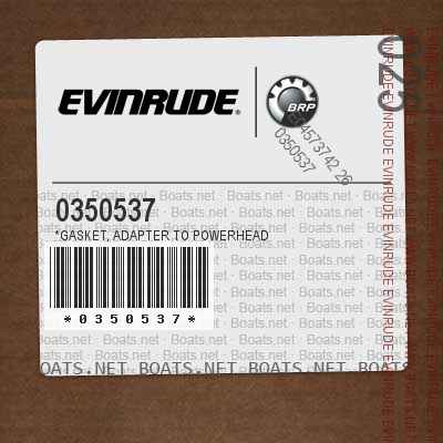0350537 *GASKET, Adapter to powerhead