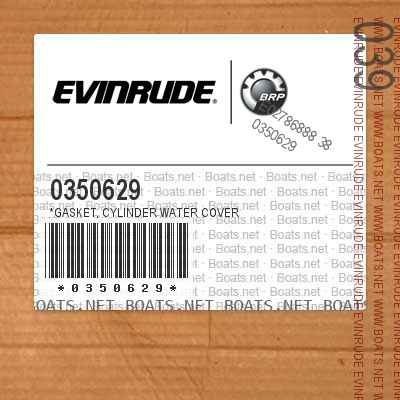 0350629 *GASKET, Cylinder water cover