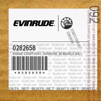 0282658 ENGINE COVER ASSY., Evinrude. 55 Models Only