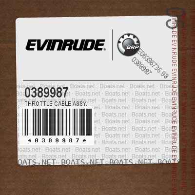 0389987 THROTTLE CABLE ASSY.