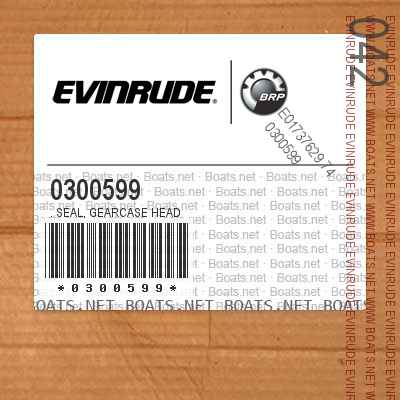 0300599 . SEAL, Gearcase head