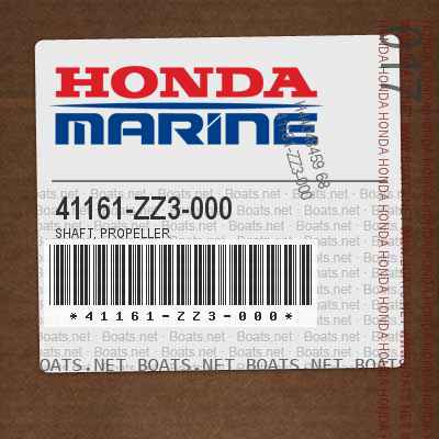 Honda 41161-ZZ3-000 - SHAFT, PROPELLER | Boats.net