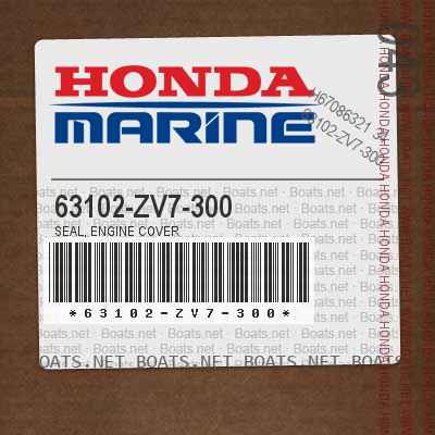 63102-ZV7-300 SEAL, ENGINE COVER