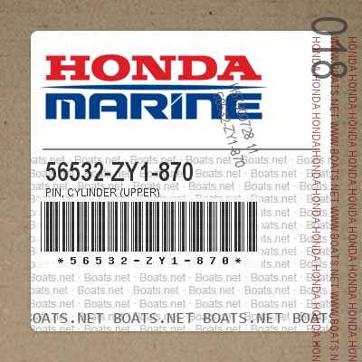 56532-ZY1-870 PIN, CYLINDER (UPPER)