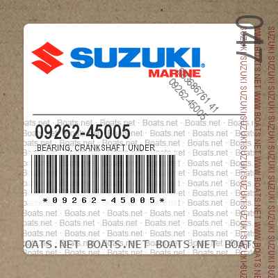 09262-45005 .BEARING, CRANKSHAFT UNDER