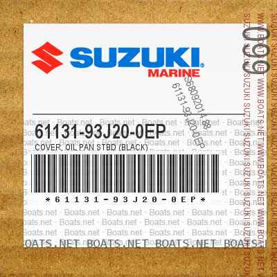 61131-93J20-0EP COVER, OIL PAN STBD (BLACK)