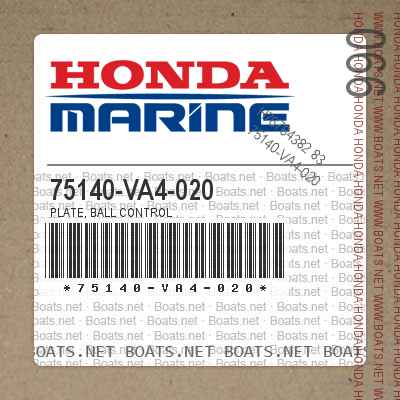 75140-VA4-020 PLATE, BALL CONTROL