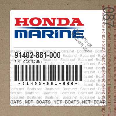 91402-881-000 PIN, LOCK (10MM)