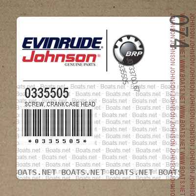 0335505 SCREW, Crankcase head