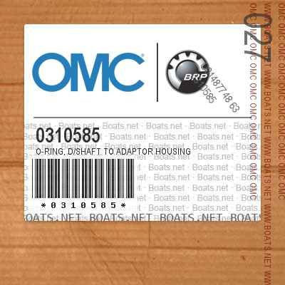 0310585 O-RING, d/shaft to adaptor housing