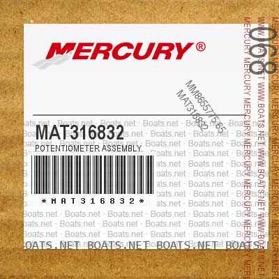 MAT316832 POTENTIOMETER ASSEMBLY