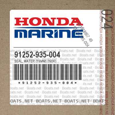 91252-935-004 SEAL, WATER (15MM) (NOK)