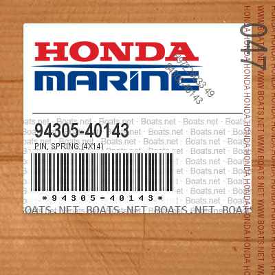 94305-40143 PIN, SPRING (4X14)