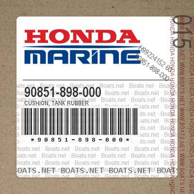 90851-898-000 CUSHION, TANK RUBBER