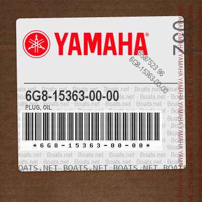 6G8-15363-00-00 PLUG, OIL