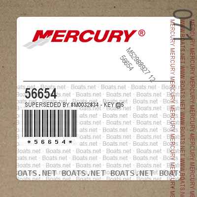 56654 Superseded by 8M0032834 - KEY @5