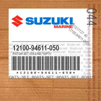 12100-94611-050 PISTON SET (OS:0.50) *{OPT}*