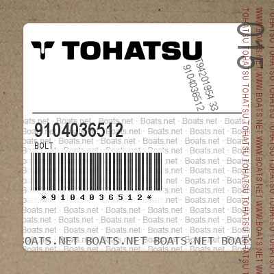 9104036512 BOLT (10 MULTIPLE)