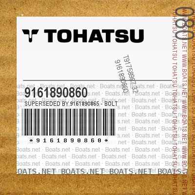 9161890860 Superseded by 9161890865 - BOLT