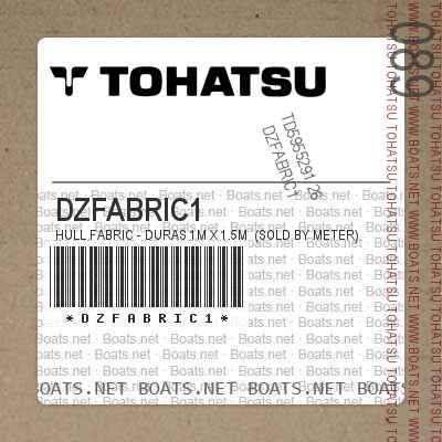 DZFABRIC1 HULL FABRIC - DURAS 1M X 1.5M (SOLD BY METER)