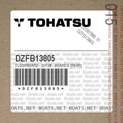 DZFB13805 FLOORBOARD - DX138 - BOARD 5 (REAR)