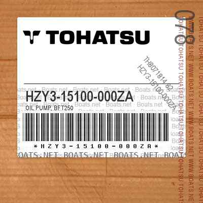 HZY3-15100-000ZA OIL PUMP, BFT250