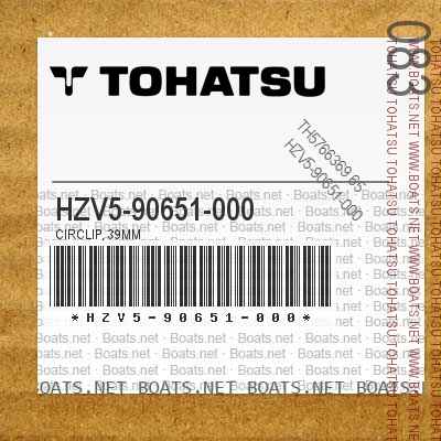 HZV5-90651-000 CIRCLIP, 39MM