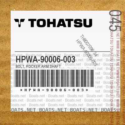 HPWA-90006-003 BOLT, ROCKER ARM SHAFT