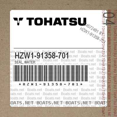 HZW1-91358-701 SEAL, WATER