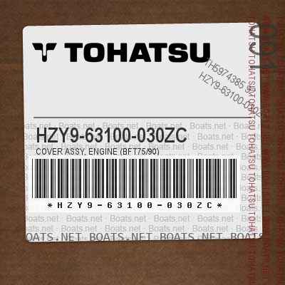 HZY9-63100-030ZC COVER ASSY, ENGINE (BFT75/90)