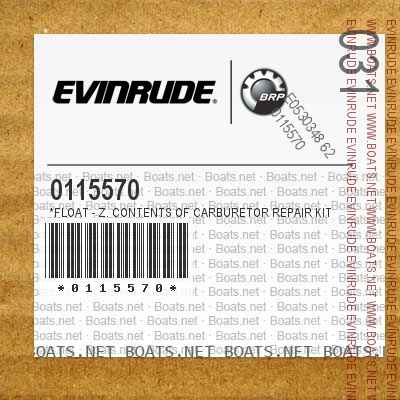 0115570 *FLOAT - Z. Contents of Carburetor Repair Kit