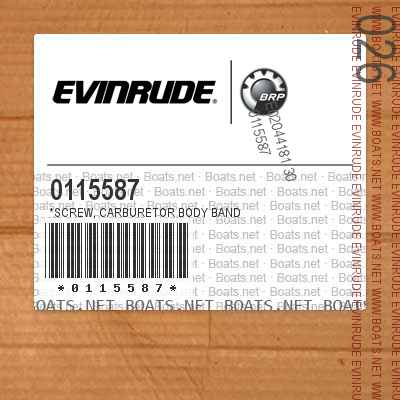 0115587 *SCREW, Carburetor body band