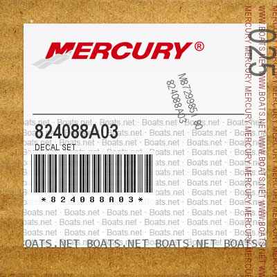 824088A03 DECAL SET