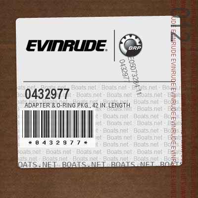 0432977 ADAPTER & O-RING PKG., 42 in. length