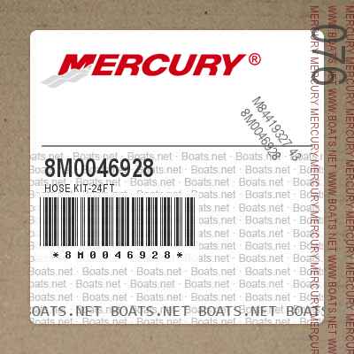 New Mercury Mercruiser Quicksilver Oem Part # 32-8M0046928 Hose Kit-24Ft 