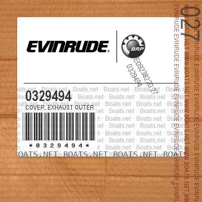 0329494 COVER, Exhaust outer