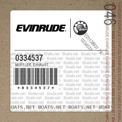 0334537 MUFFLER, Exhaust