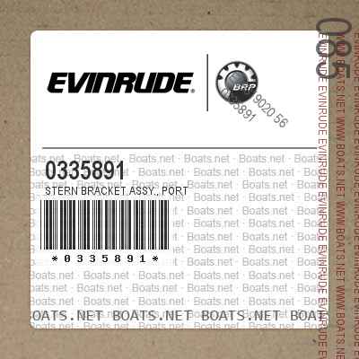0335891 STERN BRACKET ASSY., Port