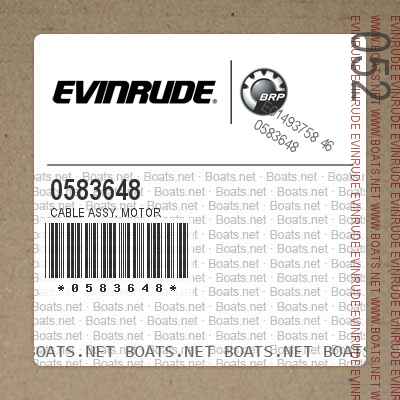 0583648 CABLE ASSY. MOTOR
