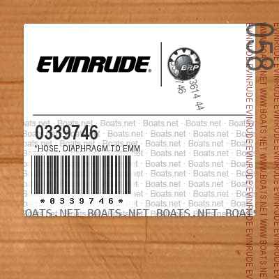 0339746 *HOSE, Diaphragm to EMM