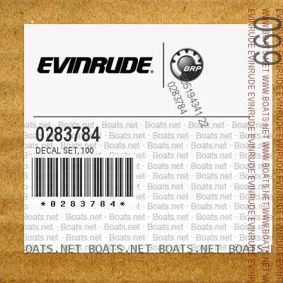 0283784 DECAL SET, 100