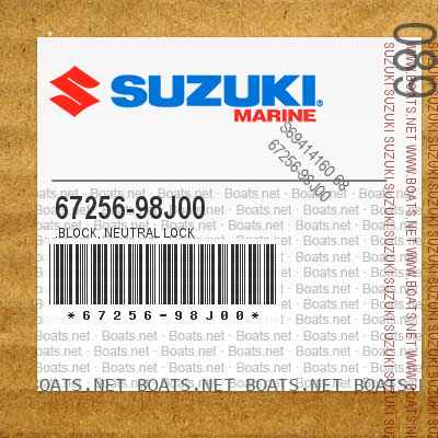 67256-98J00 .BLOCK, NEUTRAL LOCK