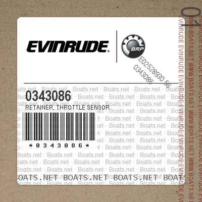 0343086 RETAINER, Throttle sensor