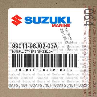 99011-98J02-03A MANUAL, OWNER'S *{MODEL:09}*