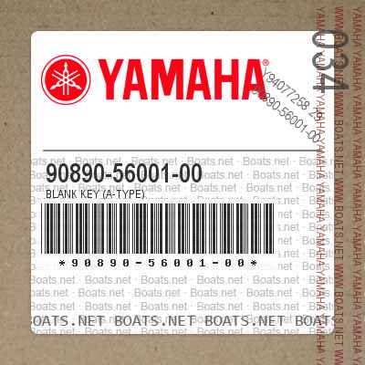 90890-56001-00 Blank Key (A-Type)