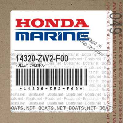 14320-ZW2-F00 PULLEY, CAMSHAFT