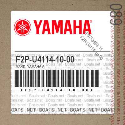 Yamaha OEM MARK YAMAHA A F2P-U4114-10-00 